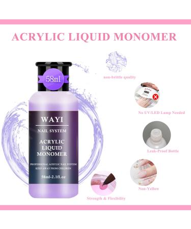 Buy Acrylic Nail Kit Professional Acrylic Powder & Liquid Monomer Set for Beginners Essential Tools & Tips for Nail Extensions - Buy Online on GoSupps.com
