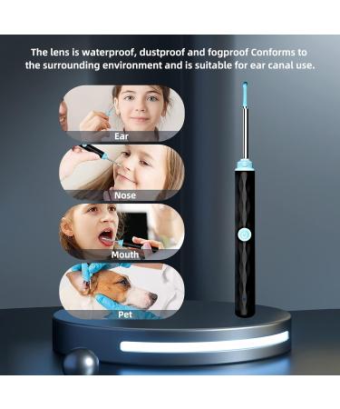 Wireless HD Ear Wax Removal Camera with 8 Cleaner Kit - Black-YY10 - Buy Online on GoSupps.com