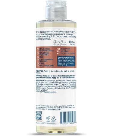 Faith In Nature Blue Cedar Body Wash 400ml - Vegan, Cruelty-Free, No SLS or Parabens - Buy Online on GoSupps.com