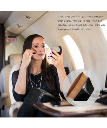 2 Pieces Ideal for Professional Face Base Brush Kabuki Foundation Brush with Box Brush Base Professional Kabuki Brush Liquid Makeup Brush (Black) - Buy Online on GoSupps.com