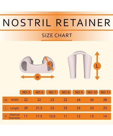 NANOVITA Nostril Retainer Nostril Shaping After Surgery Nostril Retainer Rhinoplasty Nose Shaper Device Made of 100% Medical Silicone Nose pad for Surgery Nostril Support Device (9) - Buy Online on GoSupps.com