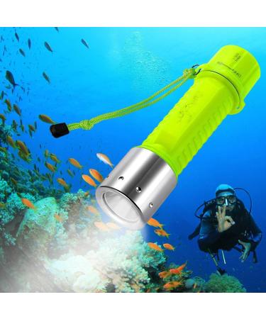 Bestsun Professional 1800 Lumen Diving Flashlight | Super Bright Scuba Safety Light for Underwater Sports | Waterproof Submarine Torch for Swimming Divers - Buy Online on GoSupps.com