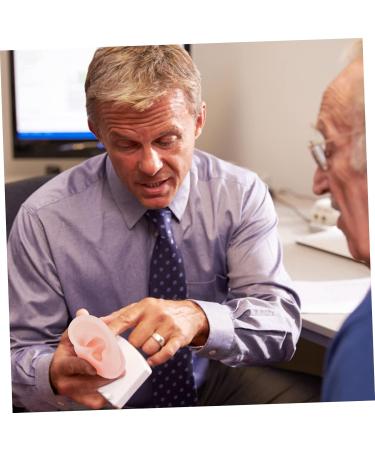 Lurrose 2pcs Silicone Ear Mold Piercing Tools - 3D Ear Jewelry Display & Practice Tool - Body Flesh Color - Anatomy Silicone Mold - Buy Online on GoSupps.com