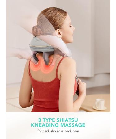 SKG 6D Deep Tissue Neck Massage Device - Pain Relief for Neck Shoulders & Legs | Ideal Gift for Men & Women | Home & Office Use - Buy Online on GoSupps.com