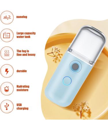 Mist Sprayer for Clothing Spray Fine Mist Mini Travel Steamers with Visual Water Tank USB Rechargeable Nano Mister Cordless Portable Spray Mist Bottle Mini Travel Steamers Mini Steamers Face Mister - Buy Online on GoSupps.com