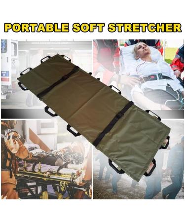 First Aid Medical Stretcher Folding Soft Stretcher Transport Stretcher Positioning Bed Pad Emergency Stretcher Multifunctional First Aid Stretcher Back Stretcher for Home Sports Venues - Buy Online on GoSupps.com