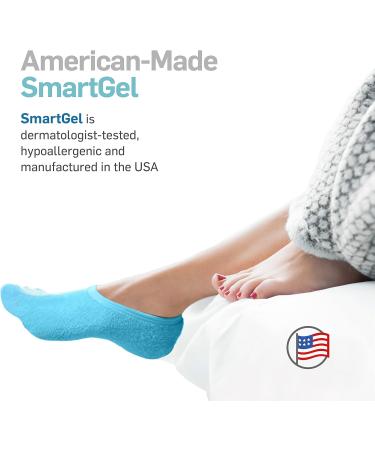 NatraCure 5-Toe Gel Lined Moisturizing Socks with Aloe & Shea Infusion - Hydrating Spa Socks for Soft, Smooth Feet - Ideal for Dry, Cracked Heels - Small - Buy Online on GoSupps.com