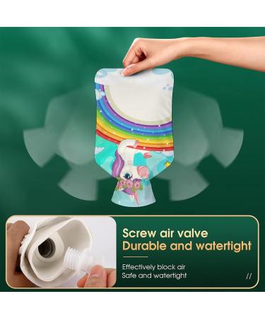 Rainbow Unicorn Hot Water Bottle with Plush Cover - Hand Warmer for Kids & Adults | 26.5x15.3cm | International Shipping Available - Buy Online on GoSupps.com