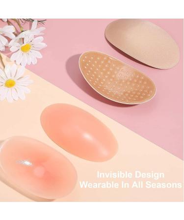 FILFEEL 4 Pairs Silicone Shoulder Pads - Anti-Slip Soft Breathable Self-Adhesive Push Up Pads for Women & Men - Perfect for Clothing Comfort - Buy Online on GoSupps.com