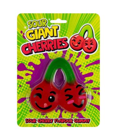Giant Cherry Flavour Gummy Novelty Sweets Jelly 100gram (Giant Cherry)