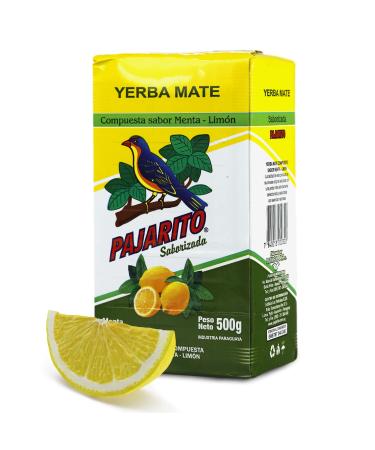 Yerbee Yerba Mate Tea Set Pajarito lemon 500 g | Yerba Mate du paraguay | Detox and Energy Drinks