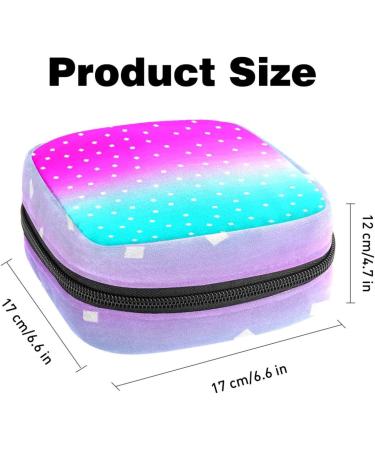 Buy Large Pink & Blue Storage Bags for Women's Bandages Menstrual Cups Panty Liners & Tampons - Glittering Multicolored Designs | International Shipping - Buy Online on GoSupps.com