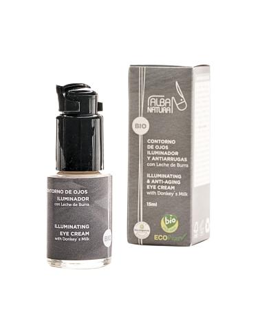 ALBA NATURA Alba Natura - Illuminating eye contour - Reduces puffiness and wrinkles - Illuminating effect - Eye contour based on hyaluronic acid and donkey milk - 15 ml glass bottle