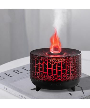 Flames Humidifier Aroma Diffuser 230ml - Quiet Essential Oil Diffuser with 7-Flame Design for Aromatherapy - Buy Online on GoSupps.com