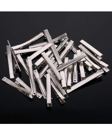 30 Pieces Metal Crocodile Hair Clips - Non-Slip Barrette DIY Accessories for Women & Girls - 56mm & 75mm Silver - Buy Online on GoSupps.com