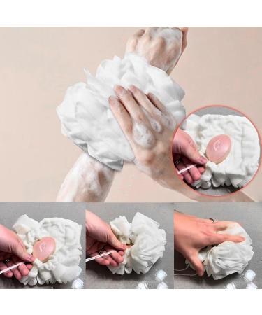 Body Wash Sponge | Women's Shower Bath Scrubber Sponge Shower Scrubber Shower Accessories Body Scrubber for Home Dorm School Apartment - Buy Online on GoSupps.com