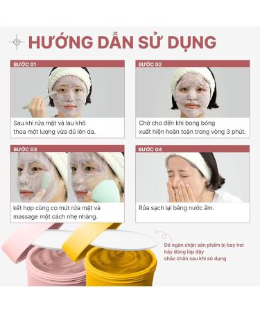 Deep Cleansing Face Mask | 90g Gentle Moisturizing Foam Night Treatment and Purifying Clay Face Mask with Oil Control for Men Adults Family and Friends - Buy Online on GoSupps.com