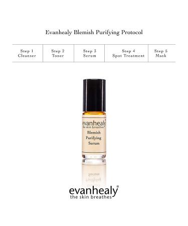Evanhealy Blemish Purifying Facial Serum Roll-On for Acne | Natural Spot Treatment with Essential Oils | Rosehip Seed Oil | Alcohol-Free - Buy Online on GoSupps.com