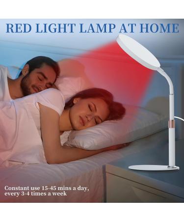 Red Light Lamp with Base Red Light with Timer Adjustable Angle & Brightness & Height Red Lamp at Home and Office - Buy Online on GoSupps.com