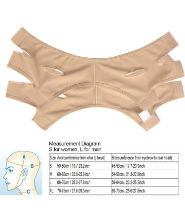 Facial Lifting Slimming Belt - XL V Shape Face Cheek Lift Mask for Double Chin Reduction - Buy Online on GoSupps.com