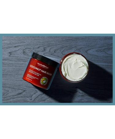 Coconut Hair Mask with Argan Oil for Growth & Volume - Moisturizing, Conditioning Dry Hair Treatment - Repair Damaged Hair - 16 Oz - Buy Online on GoSupps.com