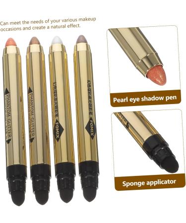 DOITOOL 4pcs Highlighter Eyeshadow Pencil Crayons Glitter Eyeshadow Stick Eye Shadow Cosmetics Trimming Glo - Buy Online on GoSupps.com
