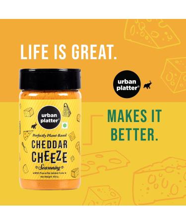 Urban Platter Cheddar Cheese Powder 100g (An all purpose seasoning Perfect for Pop Corn Pasta Fries Seasoning | Dairy-free) - Buy Online on GoSupps.com