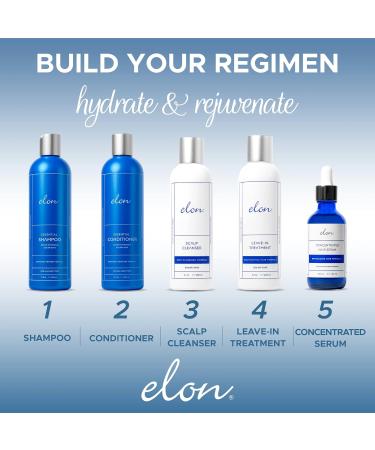 Elon Moisture Therapy Conditioner for Women | Nourishing Moisturizing Conditioner for Dry Hair - Sulfate & Paraben Free UV Protection 12 oz - Buy Online on GoSupps.com