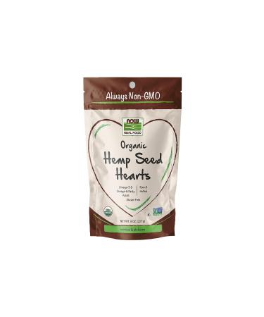 Now Foods Real Food Organic Hemp Seed Hearts 8 oz (227 g)