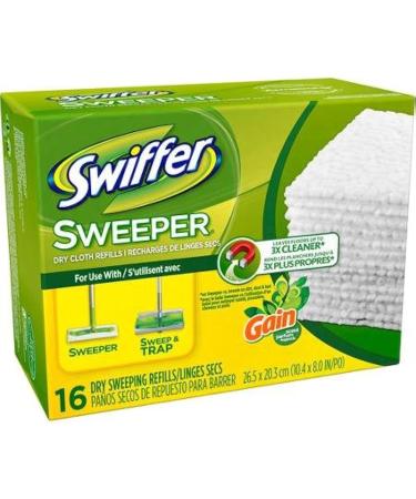 Swiffer Sweeper Gain Original Scent Dry Sweeping Cloths Refills 16 Sheets - Buy Online on GoSupps.com