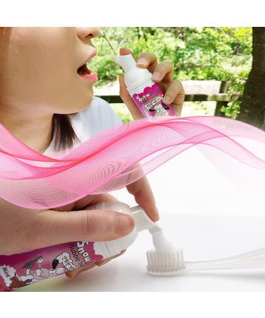 Kids Strawberry Foam Toothpaste - Low-Fluoride Anti-Cavity Formula for U-Shape Toothbrush, 45ml - Buy Online on GoSupps.com