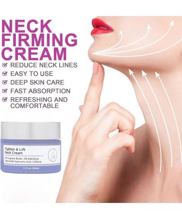 Tighten & Lift Neck Cream Neck Firming Cream - Best for Tightening Sagging Skin 2024 New Neck Firming Cream Tighten and Lift Neck Cream Neck Tightening Cream Neck Tightening Double-Chin Cream 50ml - Buy Online on GoSupps.com