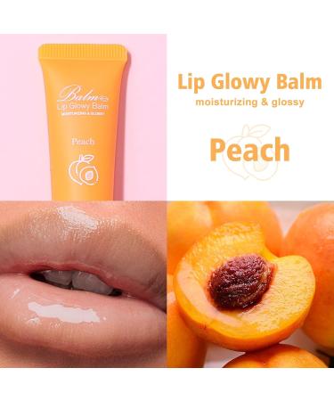 KYDA Peach Lip Gloss Balm | Moisturizing & Hydrating Lip Care for Dry Cracked Lips | Glossy Finish Tint - Buy Online on GoSupps.com
