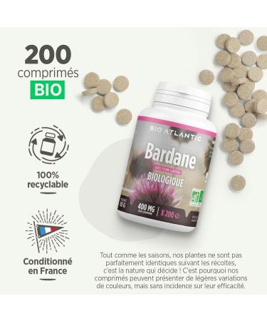Burdock Organic - 400mg - 200 tablets - Buy Online on GoSupps.com