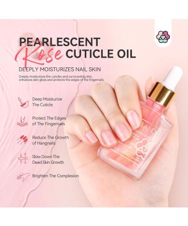Saviland Rose Cuticle Oil 40ml - Moisturizing Nail Care with Vitamins E, Vegetable Oils, and Rose Extract - Prevents Cracking and Hydrates Cuticles - Pack of 1 - Buy Online on GoSupps.com
