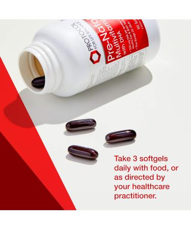 Protocol Pre-Natal Multivitamin with DHA - Pregnancy & Lactation Supplements - 90 Softgels - Buy Online on GoSupps.com