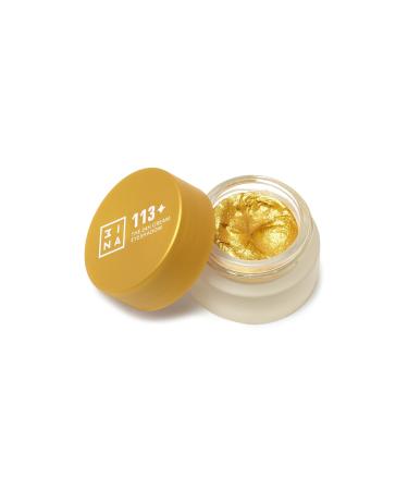 3INA MAKEUP - Vegan - The 24H Cream Eyeshadow 113 - Gold - 24H Long Lasting Cream Eyeshadow - Matte and Shimmer Shades - High Pigment - Waterproof Formula - Cruelty Free