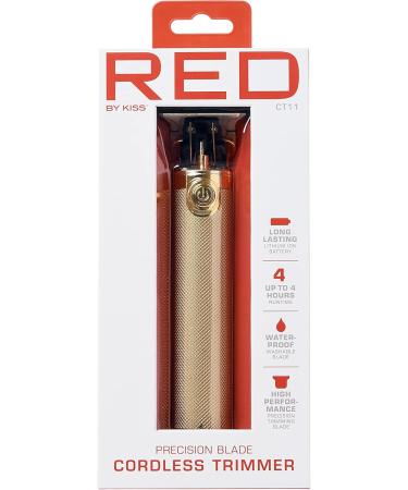 RED by Kiss Hair Trimmer for Men - Cordless Precision Blade Grooming Kit | Gold Edition - Buy Online on GoSupps.com