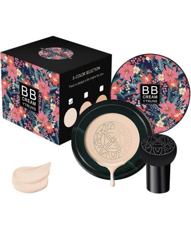  ycezw BB cream base BB cream base | Moisturizing BB cream with air cushion and mushroom tip | Moisturizing concealer foundation for women and girls - Buy Online on GoSupps.com