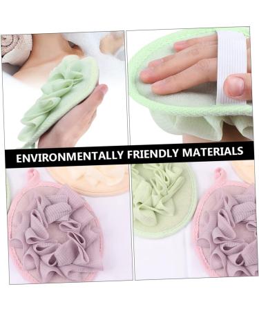 FOMIYES 4pcs Pure Flower Bath Balls - Mesh Shower Pouf & Loofah Set for Body Cleaning - Buy Online on GoSupps.com