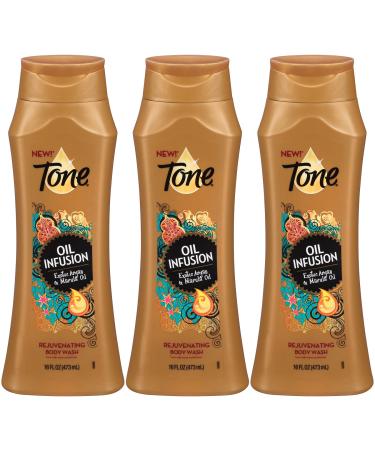 Tone Body Wash Oil Infusion 18 Ounce (Pack of 6)