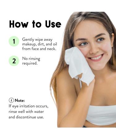 Cleen Beauty Fragrance-Free Face Wipes - 6 Pack | Aloe Vera Makeup Remover Pads | Biodegradable & Paraben-Free | 25 Count - Buy Online on GoSupps.com