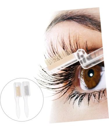FRCOLOR Makeup Applicator foldable eyebrow eyelash grooming tool eyelash brush separator lash extension eyelash metal teeth eyebrow combs bulk steel needle styler handle PC - Buy Online on GoSupps.com