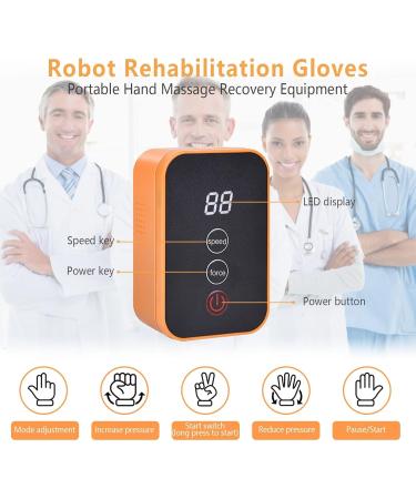 (Left+Right) Rehabilitation Robot Gloves Stroke Hand Therapy Equipment for Finger and Hand Function Dysfunction Stroke Hemiplegia Hand Robotic Gloves Hand Rehab Glove Hand Stroke Recovery Equipment. Left+Right - Size M - Buy Online on GoSupps.com