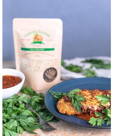 Cooper's Crumbs Gluten Free Low Carb Bread Crumb Alternative - High Protein, Vegan, Kosher, Paleo, Keto (Savory Italian Blend) - Buy Online on GoSupps.com