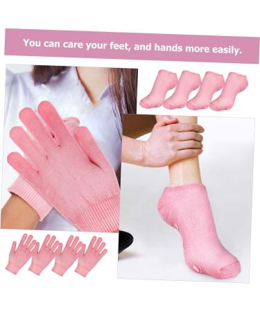 FRCOLOR 6 Sets Spa Moisturizing Socks Moisturizing Gloves and Socks Gel Sock Glove Set Essential Oil Socks Cotton - Buy Online on GoSupps.com