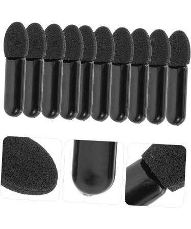 Healeved 200 Pcs Mini Eyeshadow Swab Eyeshadow Lipstick Brush Applicator Milky Cotton Black - Buy Online on GoSupps.com