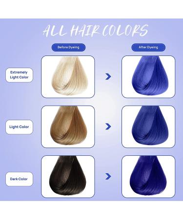 Royal Blue Hair Color Wax 150g - Washable Temporary Hair Dye for Party, Cosplay & Halloween - Buy Online on GoSupps.com