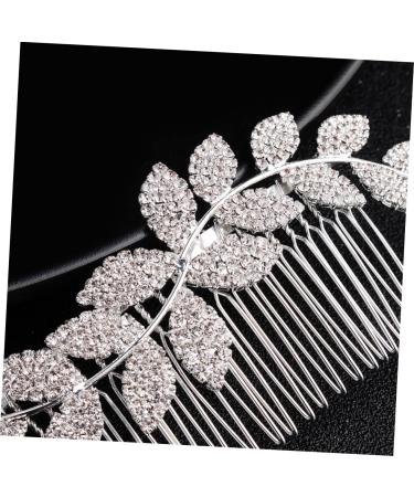 FRCOLOR Wedding Tiara Tiara Bridal Side Comb Crystal Hair Comb Bridal Comb Wedding Hair Comb Wedding Hair Accessories Bride Simple Wedding Headpiece - Buy Online on GoSupps.com