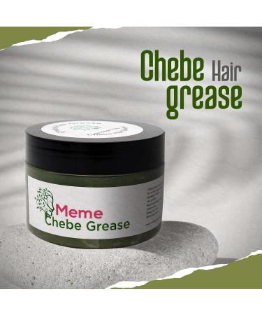 Meme Beauty Depot Hair Grease with Chebe Powder and Karkar Oil - 4 fl oz | Hydrating Hair Mask for Curly Hair | Promotes Growth & Shine - Buy Online on GoSupps.com